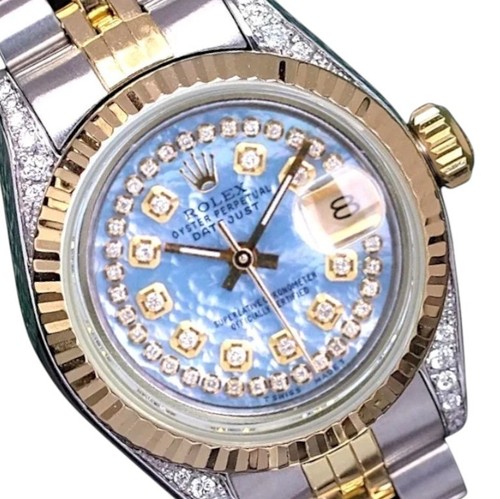 Rolex datejust twotone - rolex,
