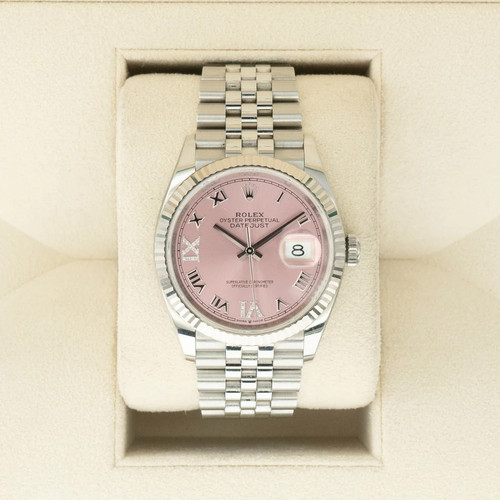 Rolex datejust 126234 - 36, pink