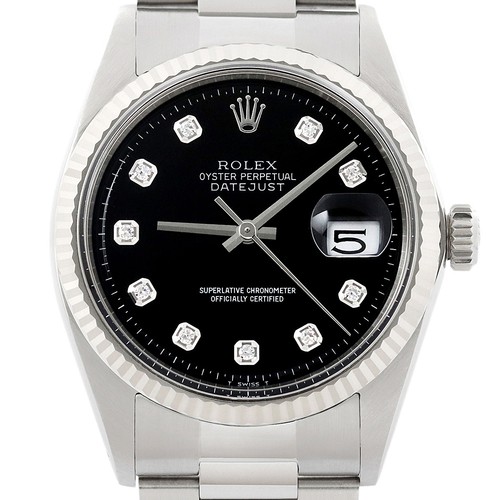 Rolex datejust black diamond - datejust,