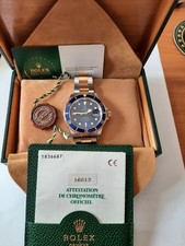 Rolex Submariner Blue Men's