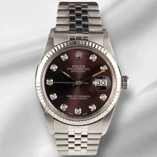 Rolex 36mm datejust steel - 36mm,