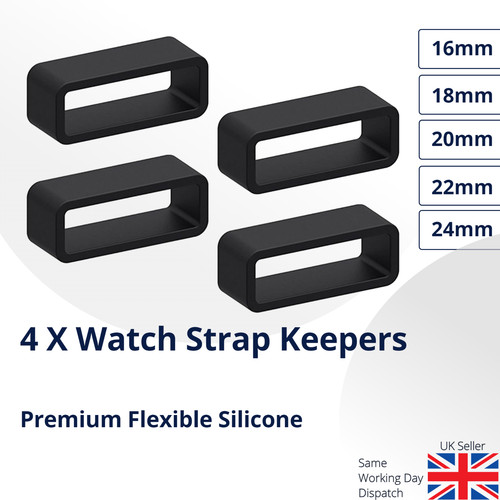 Premium watch strap loops 4 - -,